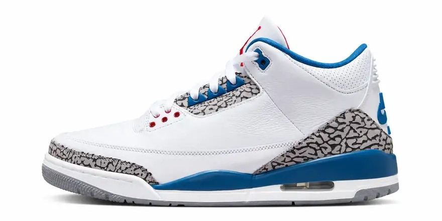 Sample win illustration featuring Nike Jordan 3 True Blue